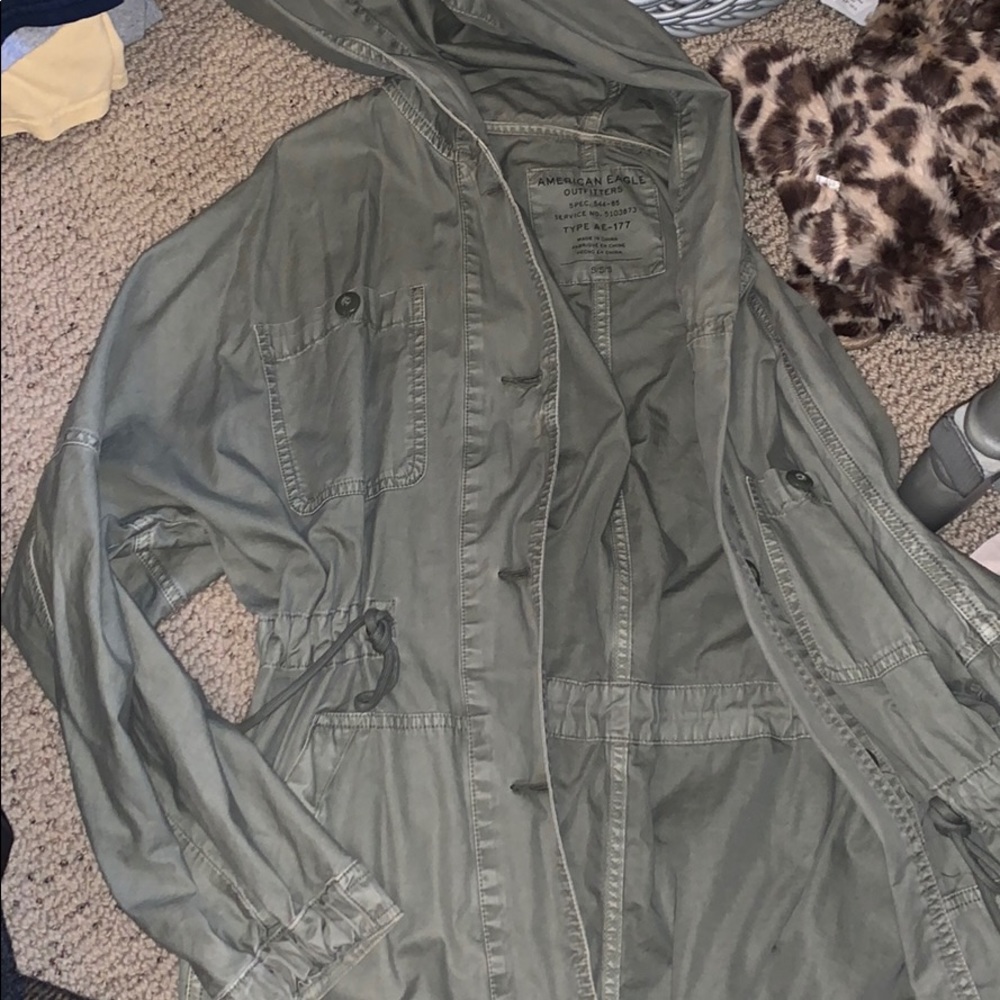 American eagle green coat